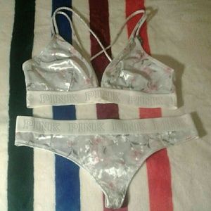 VS PINK bra and panty